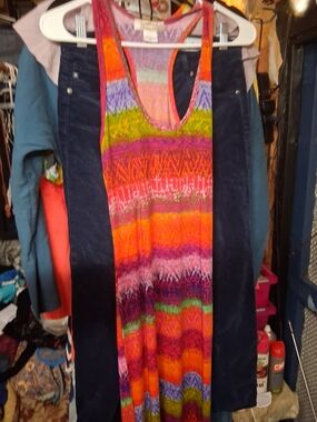 Vibrant Multicolor Maxi Dress - Sleeveless Summer Dress